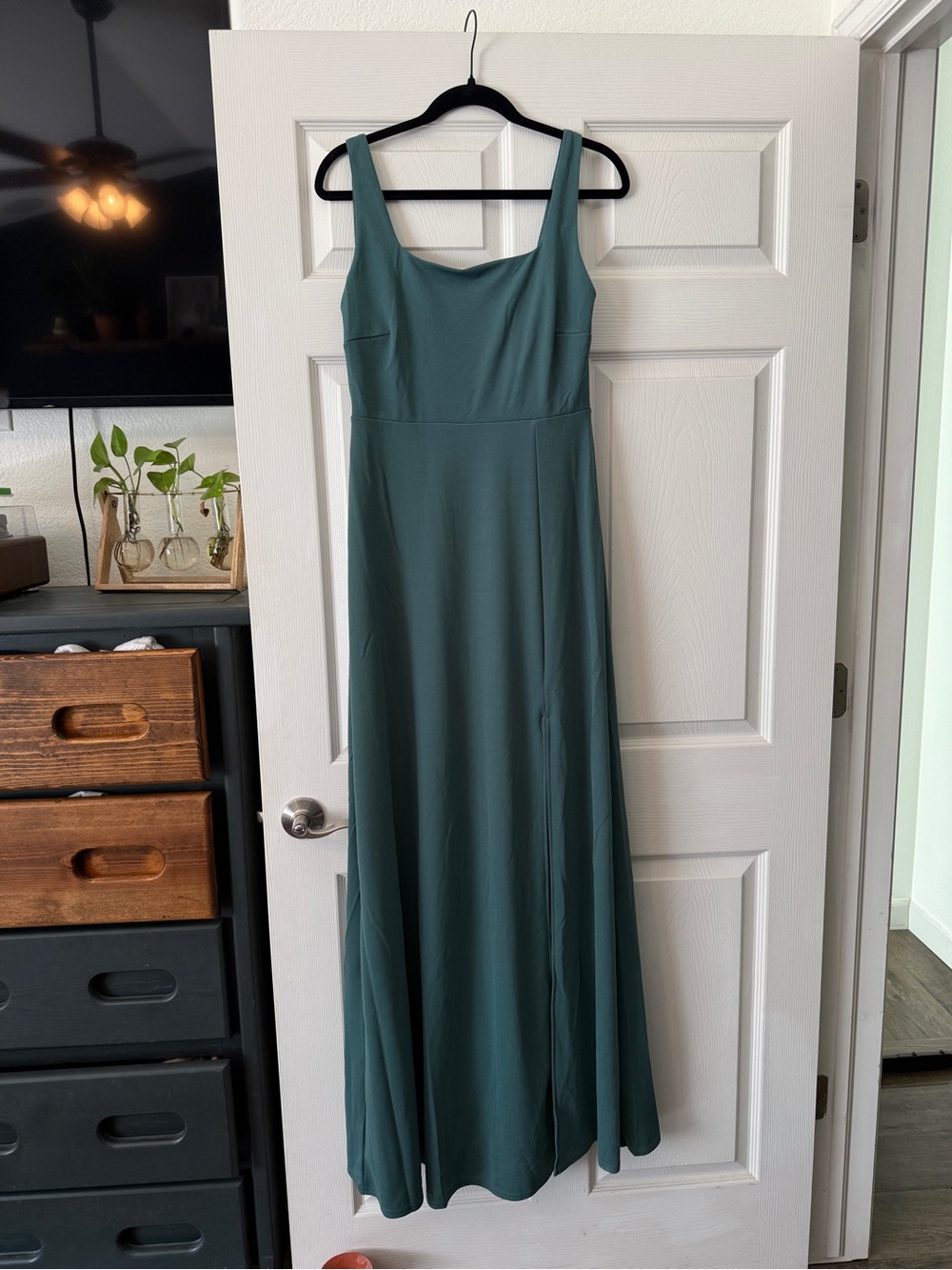 NWT Birdy Grey (Alex Dress) // Sea Glass Maxi Dress with side slit